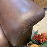 Stressless Brown Leather Ekornes Recliner SOFA Brown 71w32d33h