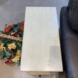 Marcus 2-Drawer SIDE TABLE Beige 12w24d24h
