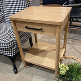 Lennon 1-Drawer NIGHTSTAND Light Natural 21w18d28h