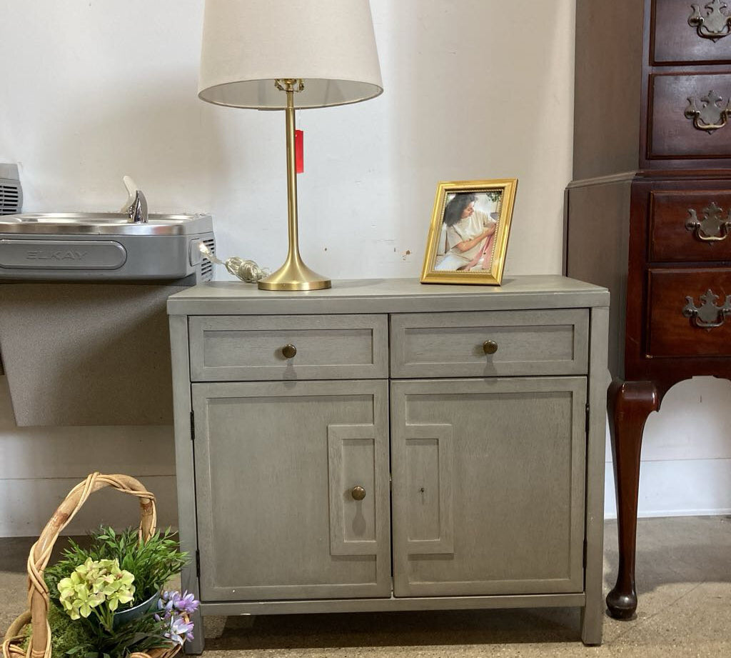 Imperial Console Cabinet FURNITURE Gray 31w14d30h