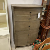 Pottery Barn Chloe Tall 5-Drawer DRESSERS/CHESTS Ash Gray 34w19d54h