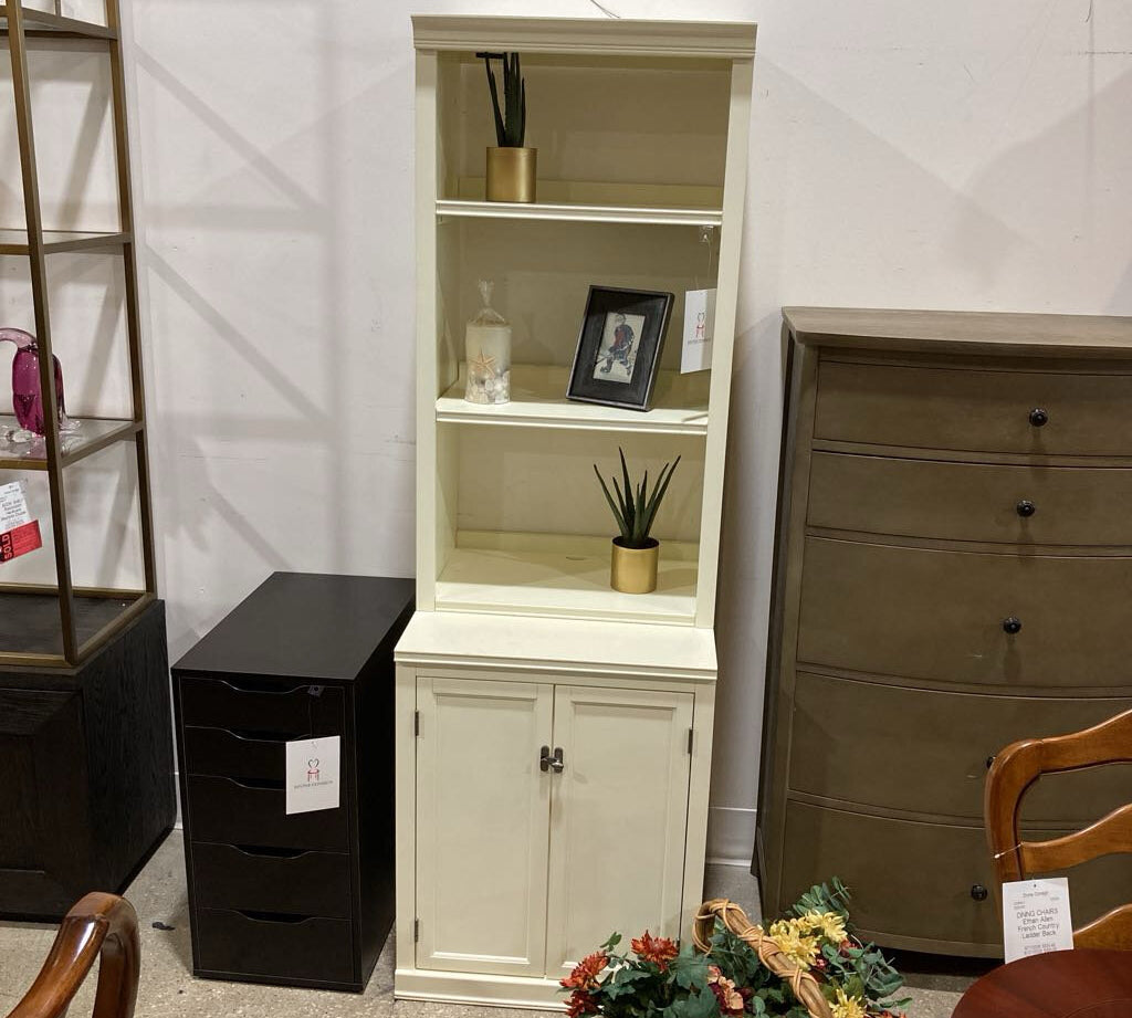 Pottery Barn Logan Cabinet & Bookcase Hutch FURNITURE 24w23d75h