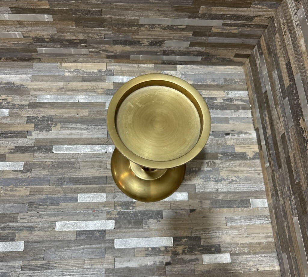 Pottery Barn Chester Brushed Brass Candle Holder ACCESSORIES 5d8h