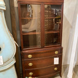 Vintage Cherry 3-Drawer China Cabinet FURNITURE 36w14d70h