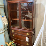 Vintage Cherry 3-Drawer China Cabinet FURNITURE 36w14d70h