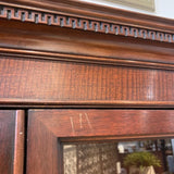 Vintage Cherry 3-Drawer China Cabinet FURNITURE 36w14d70h