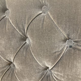 Restoration Hardware Martine Velvet Tufted DINING CHAIRS Grey 20Wx22Dx38H