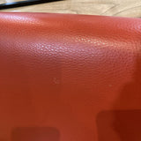 Vegan Leather Armless DINING CHAIRS Orange 18Wx28Dx24H