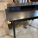 Dark Wood Laminate 1-Drawer w/ Storage Top DESKS 48Wx29.5Dx29.5H to writing surface