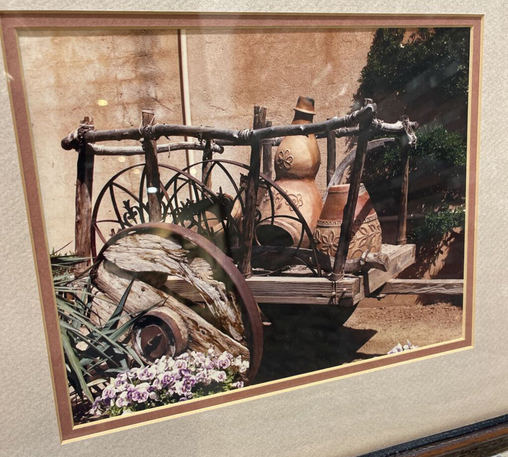 Cart at Tlaquepaque Mexican Photograph By Roy Beedy ART WORK 17Wx15H