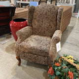 Tapestry Style Paisley Wingback CHAIR 34Wx30Dx43H