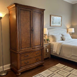 2pc Wardrobe w/ Lower 2-Drawer Dresser CABINET 44Wx23Dx84H
