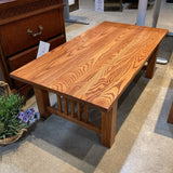 Classic Mission-Style Oak COFFEE/COCKTAIL TABLE 46w24d16h