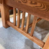 Classic Mission-Style Oak COFFEE/COCKTAIL TABLE 46w24d16h