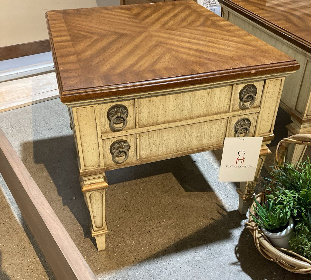 Italian Provincial 1-Drawer NIGHTSTAND 22w26d21h