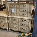 Kent Coffey Dauphine Tall French Provincial 6-Drawer DRESSERS/CHESTS 41w17.5d54h