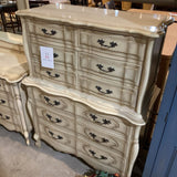 Kent Coffey Dauphine Tall French Provincial 6-Drawer DRESSERS/CHESTS 41w17.5d54h