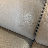 Modani Modern Faux Leather w/ Adjustable Headrests SOFA Gray 79w39d28h