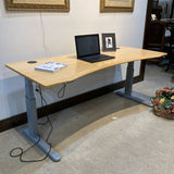 Jarvis Bamboo Fully Standing Contour Desk DESKS 72w30d24h