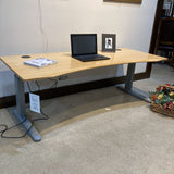 Jarvis Bamboo Fully Standing Contour Desk DESKS 72w30d24h