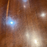 Vintage Wood Trestle Table SIDE TABLE 21w16d22h