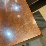 Vintage Wood Trestle Table SIDE TABLE 21w16d22h
