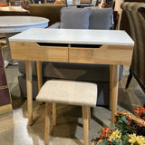 Rowell Vanity Table w/ Stool FURNITURE 31.5w16d31h