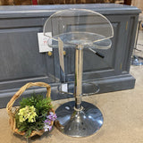 Modern Adjustable Acrylic Stool BAR/COUNTER STOOL 15d39h