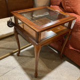 Burton Curio Table FURNITURE Medium Brown 18w20d24.5h