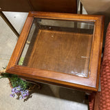 Burton Curio Table FURNITURE Medium Brown 18w20d24.5h