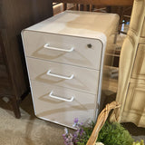 Poppin Stow 3-Drawer Lockable FILE CABINET White