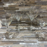 4pc Set Martini Glasses ACCESSORIES 5Wx7.5H
