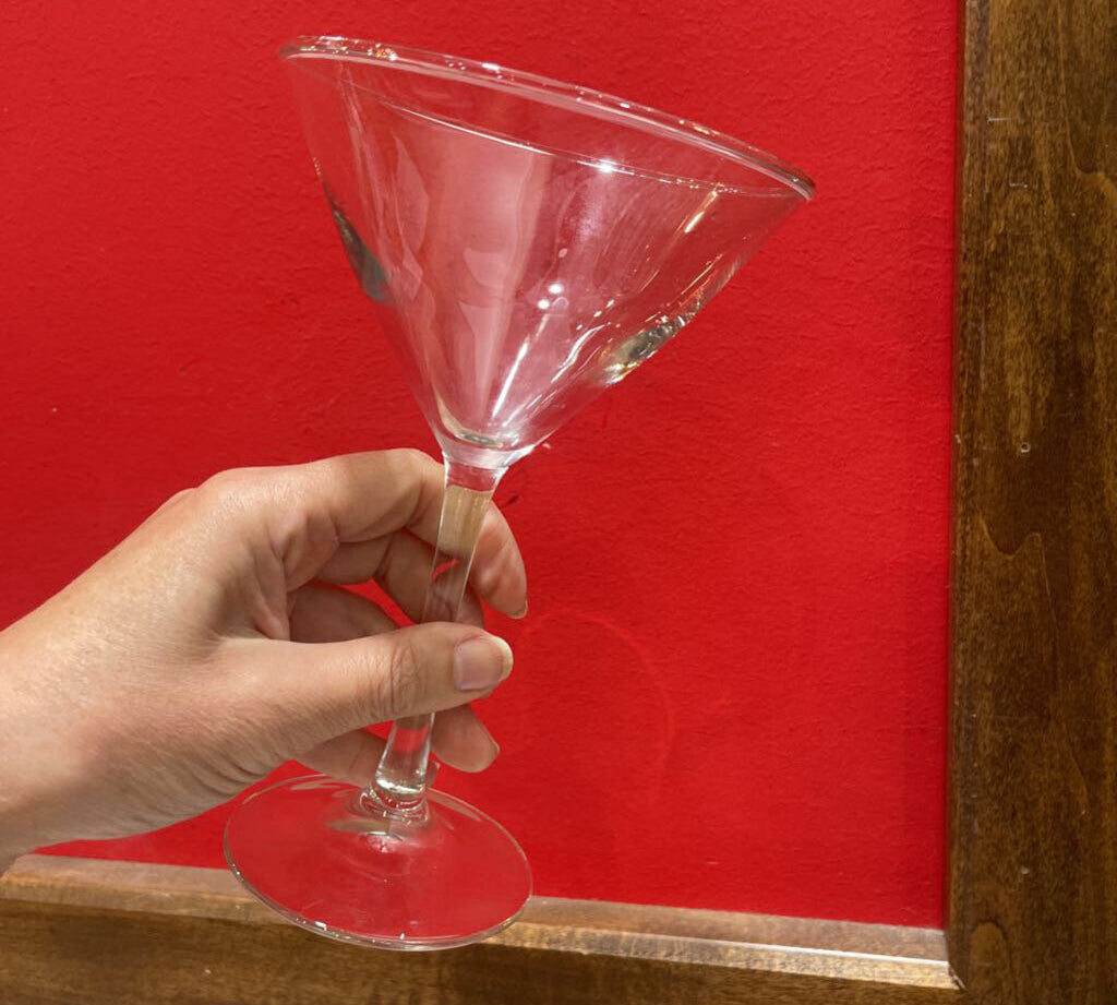 4pc Set Martini Glasses ACCESSORIES 5Wx7.5H