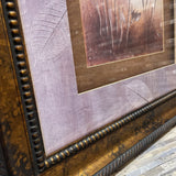 Ornately Framed Decorative Floral Print ART WORK 30Wx30H