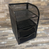 Metal Mesh Desk Organizer ACCESSORIES Black 5Wx8H