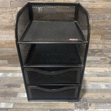 Metal Mesh Desk Organizer ACCESSORIES Black 5Wx8H