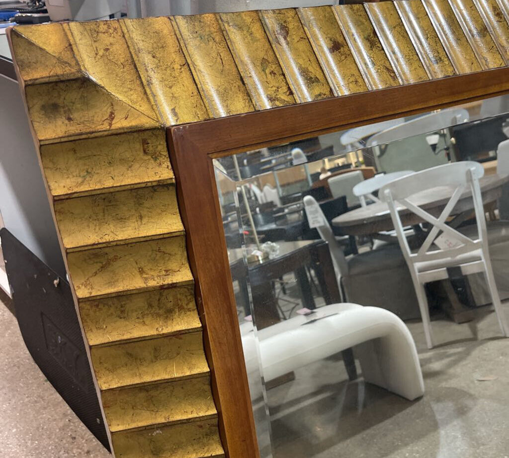 Baker Funiture Large Scallop Edge Gilt Frame MIRRORS 34Wx3.5Dx50H