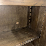 Restoration Hardware 20th Century Brass Pull 2-Door CABINET 53w17.5d36h