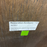 Restoration Hardware 20th Century Brass Pull 2-Door CABINET 53w17.5d36h