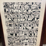 Graphic Notes Print By Nikki Galapon ART WORK 28Wx38H