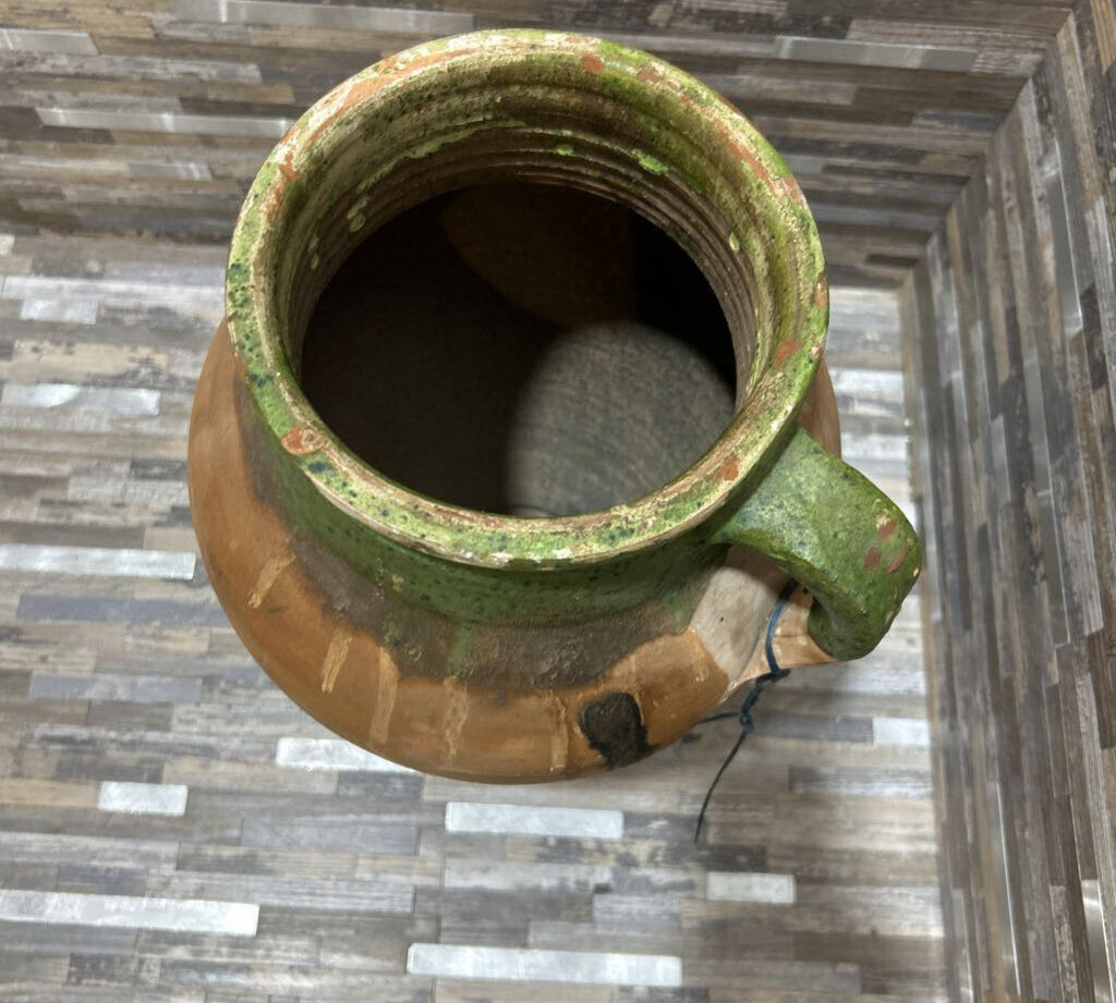 Turkish Terracotta Oil Jar ACCESSORIES 9.5d16h