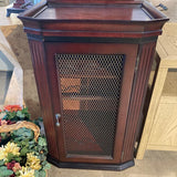Gentleman's Liquor Cabinet w/ Marble Top & Removable Serving Tray CABINET 22w16.5d33.5h