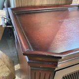 Gentleman's Liquor Cabinet w/ Marble Top & Removable Serving Tray CABINET 22w16.5d33.5h