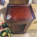 Gentleman's Liquor Cabinet w/ Marble Top & Removable Serving Tray CABINET 22w16.5d33.5h