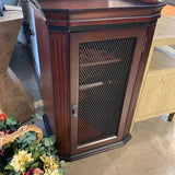 Gentleman's Liquor Cabinet w/ Marble Top & Removable Serving Tray CABINET 22w16.5d33.5h