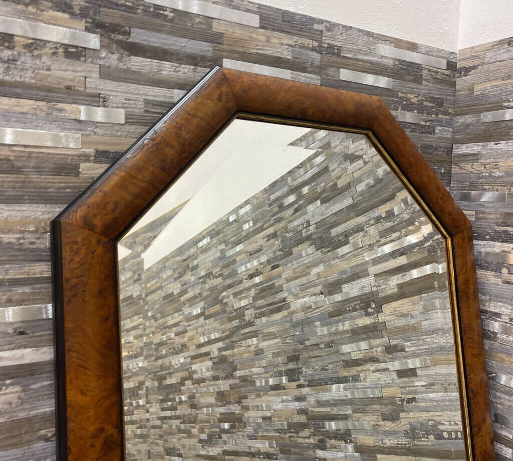 Uttermost Elongated Octagonal Wood Framed Beveled MIRRORS 32Wx24H