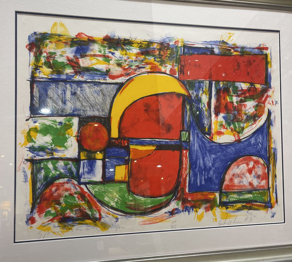 Stephen Watson "Spanish Cityscape" Lithograph Signed & Numbered 16/45 ART WORK 36.5Wx30.5H