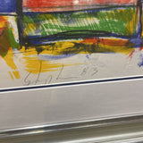 Stephen Watson "Spanish Cityscape" Lithograph Signed & Numbered 16/45 ART WORK 36.5Wx30.5H
