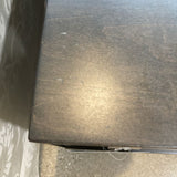 Room & Board Hudson Modern 2-Drawer NIGHTSTAND Charcoal Maple 26w20d22.5h