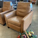 Ballard Designs Layla Leather Pushback RECLINERS 34w34d39h
